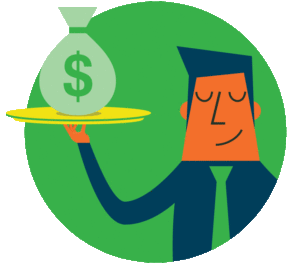 Icon-Handing-Money